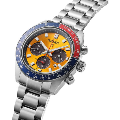 Prospex Speedtimer "Pogue" Orange Dial Stainless Steel Watch