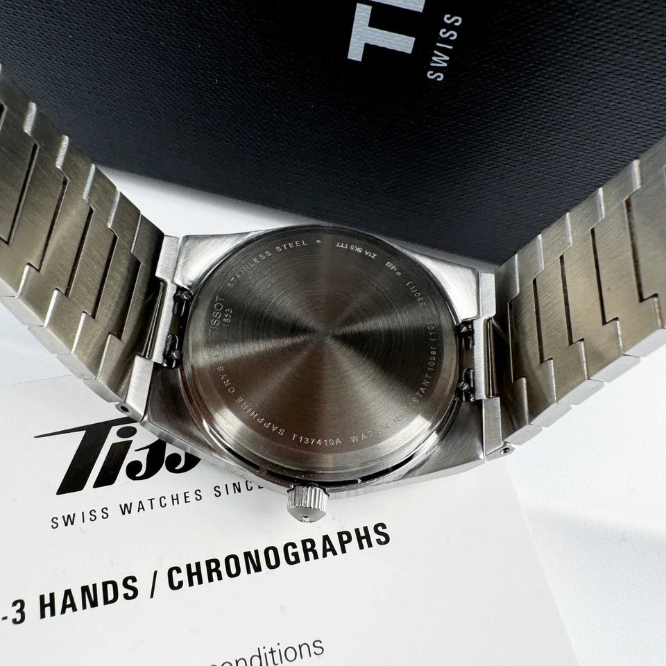 Men Tissot Classic PRX/316L Blue Stainless Steel Watch T137.410.11.041.00 (40mm)