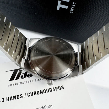 Men Tissot Classic PRX/316L Blue Stainless Steel Watch T137.410.11.041.00 (40mm)