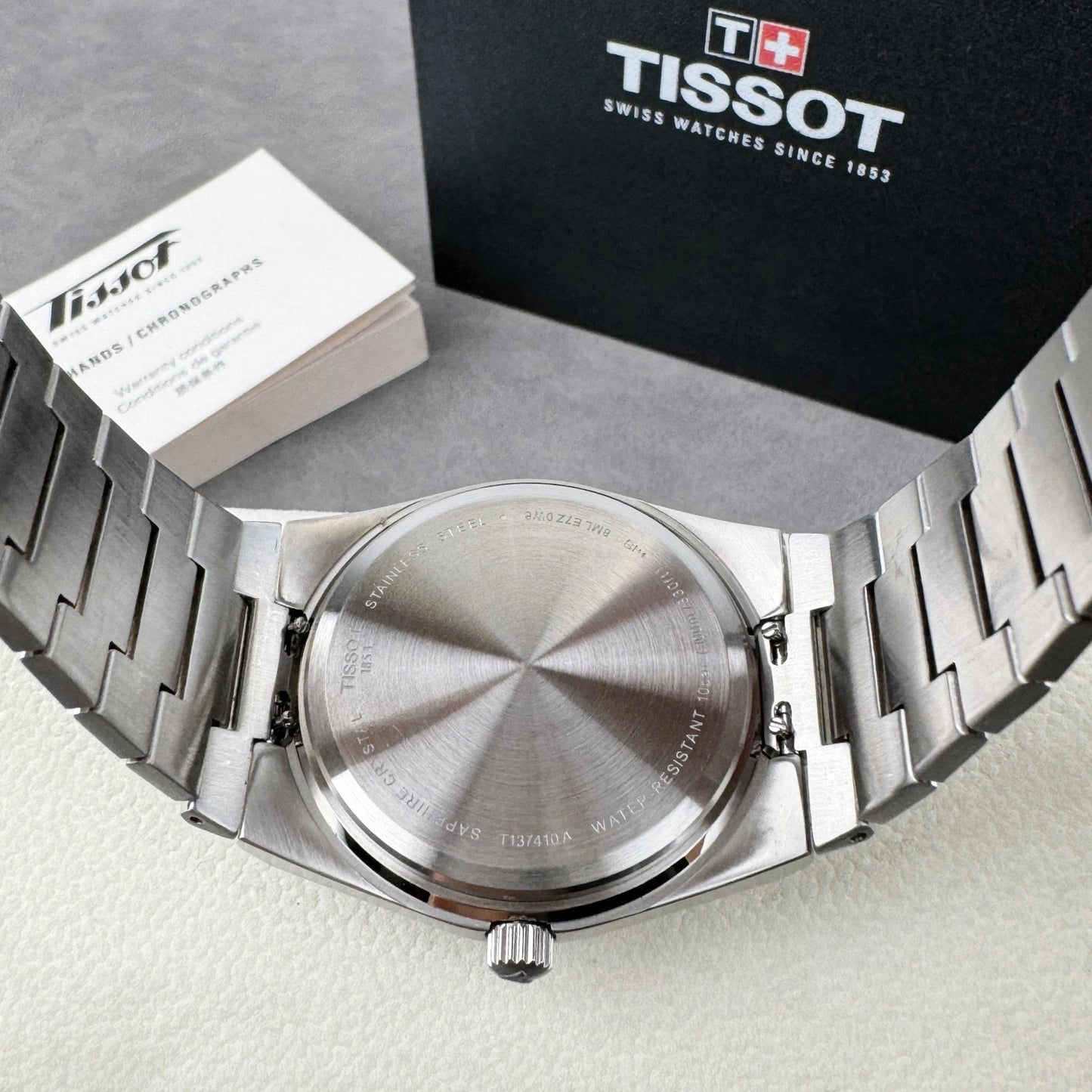 Men Tissot Classic PRX/316L Blue Stainless Steel Watch T137.410.11.041.00 (40mm)