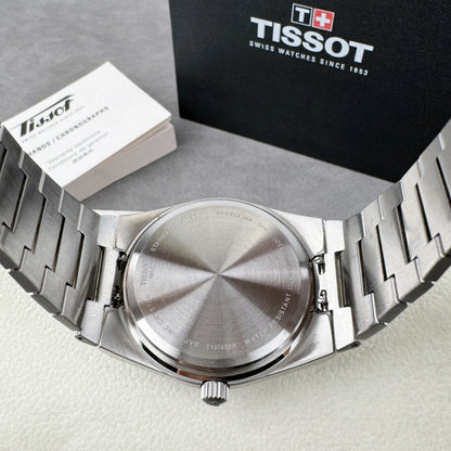 Men Tissot Classic PRX/316L Blue Stainless Steel Watch T137.410.11.041.00 (40mm)