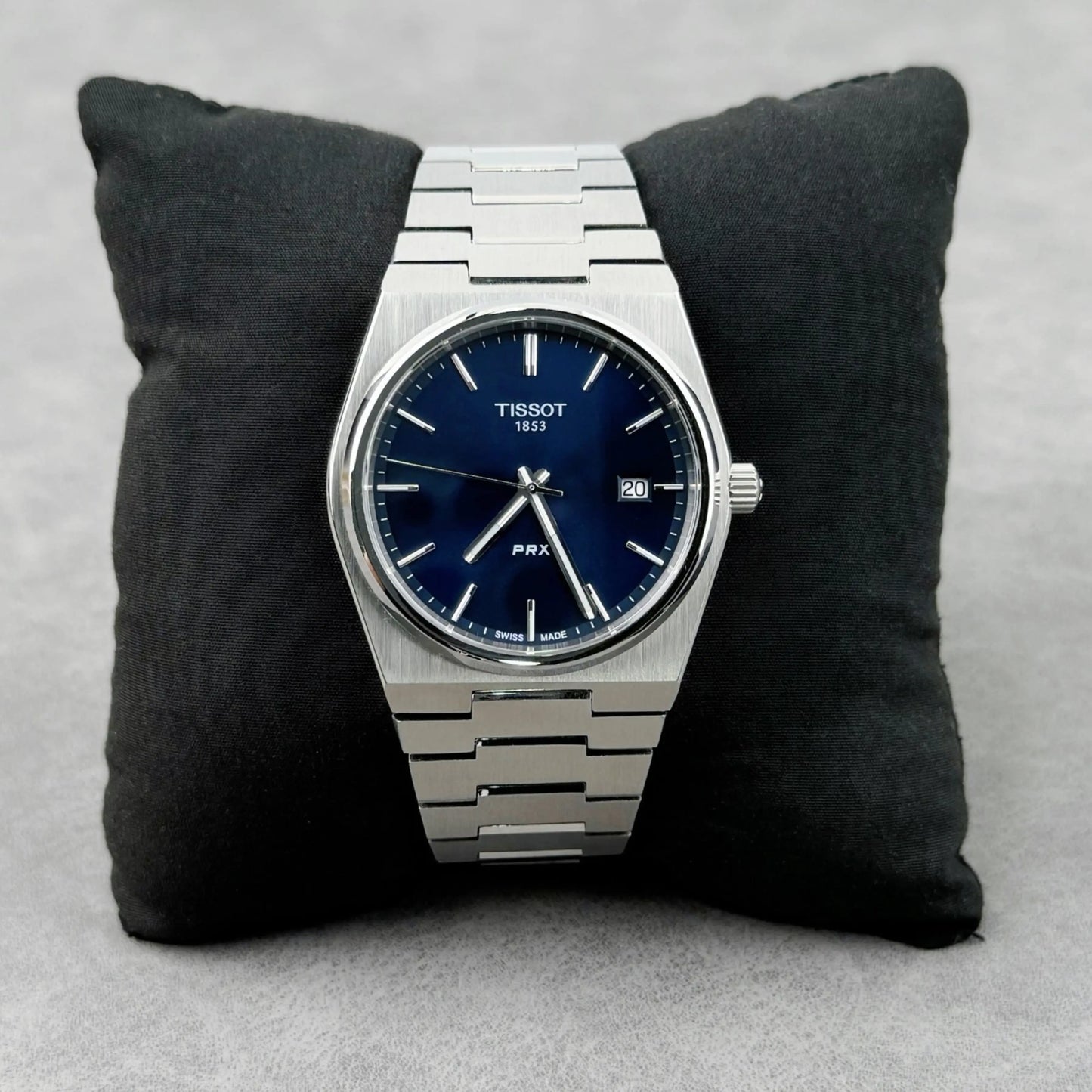 Men Tissot Classic PRX/316L Blue Stainless Steel Watch T137.410.11.041.00 (40mm)